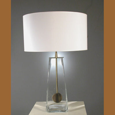 06022004  LAMP MESA CRISTAL CUADRADA S/P