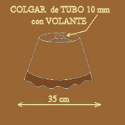 35 cm with Volante