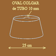 Oval Colgar T10 25 cm